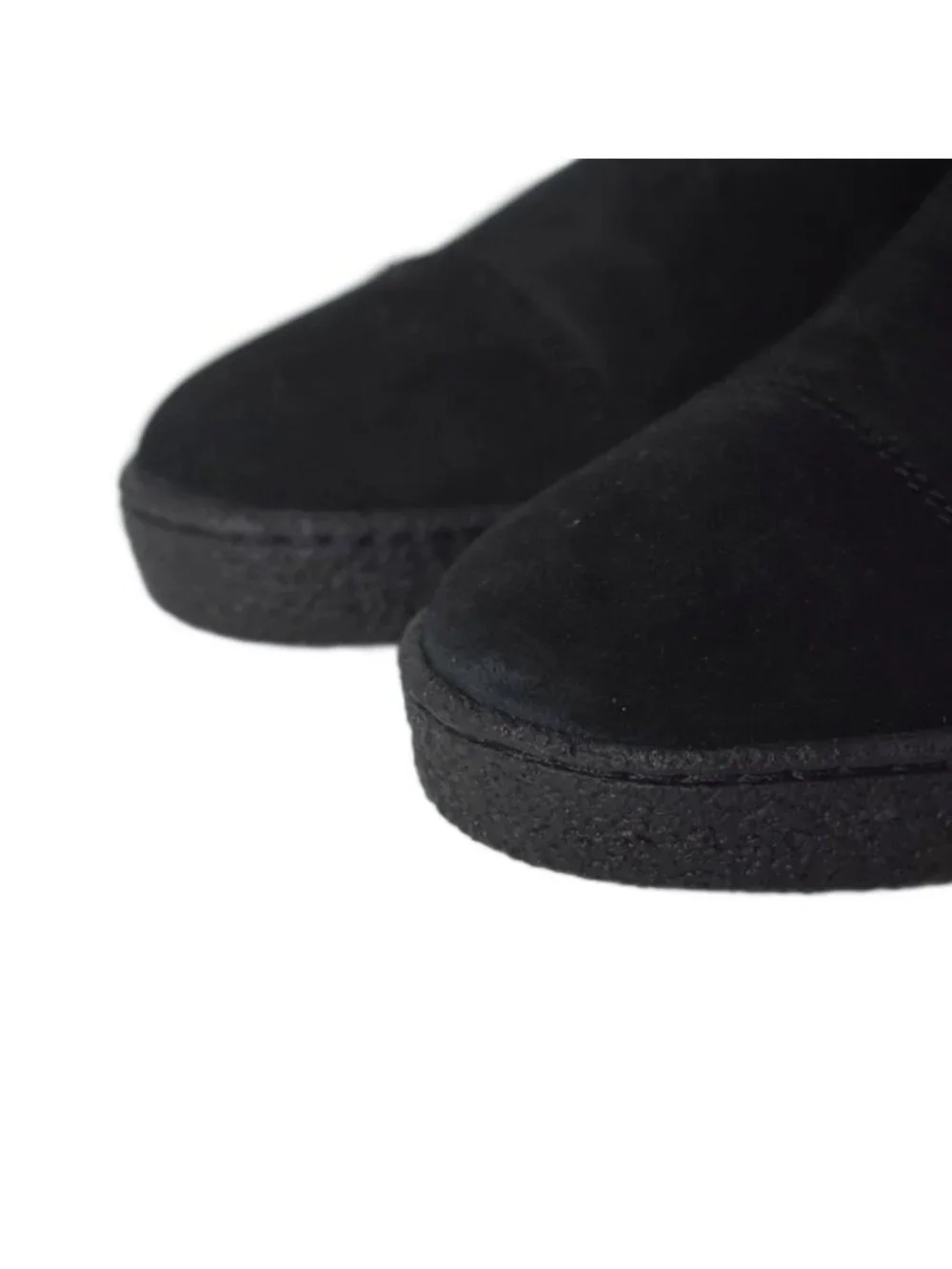 Chanel Long Boots Mouton Inner Shearling Coco Mark 36.5 Black Aa - Picture 4 of 8